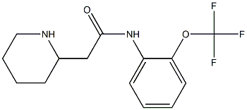 2-(piperidin-2-yl)-N-[2-(trifluoromethoxy)phenyl]acetamide