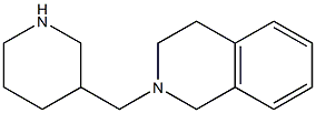 2-(piperidin-3-ylmethyl)-1,2,3,4-tetrahydroisoquinoline Structure