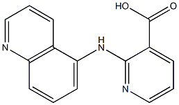 2-(quinolin-5-ylamino)pyridine-3-carboxylic acid Structure