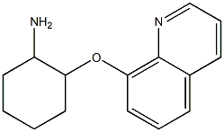 2-(quinolin-8-yloxy)cyclohexan-1-amine Structure
