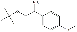 2-(tert-butoxy)-1-(4-methoxyphenyl)ethan-1-amine Struktur