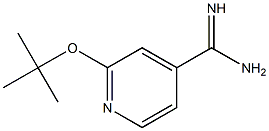 2-(tert-butoxy)pyridine-4-carboximidamide Struktur
