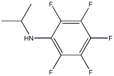 2,3,4,5,6-pentafluoro-N-(propan-2-yl)aniline Struktur