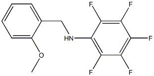 2,3,4,5,6-pentafluoro-N-[(2-methoxyphenyl)methyl]aniline Struktur