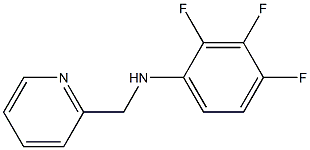 2,3,4-trifluoro-N-(pyridin-2-ylmethyl)aniline,,结构式