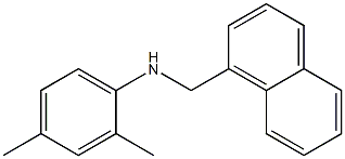 2,4-dimethyl-N-(naphthalen-1-ylmethyl)aniline Structure