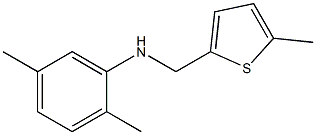 2,5-dimethyl-N-[(5-methylthiophen-2-yl)methyl]aniline Struktur
