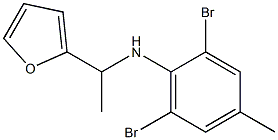 2,6-dibromo-N-[1-(furan-2-yl)ethyl]-4-methylaniline