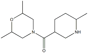 2,6-dimethyl-4-[(6-methylpiperidin-3-yl)carbonyl]morpholine Structure