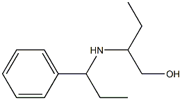 2-[(1-phenylpropyl)amino]butan-1-ol 结构式