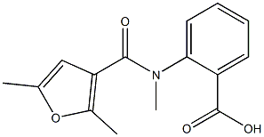 2-[(2,5-dimethyl-3-furoyl)(methyl)amino]benzoic acid