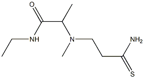 2-[(2-carbamothioylethyl)(methyl)amino]-N-ethylpropanamide