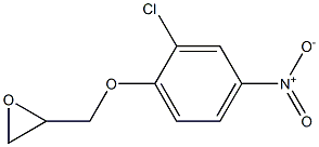 2-[(2-chloro-4-nitrophenoxy)methyl]oxirane 结构式