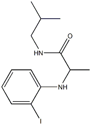 2-[(2-iodophenyl)amino]-N-(2-methylpropyl)propanamide