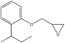 2-[(2-sec-butylphenoxy)methyl]oxirane Struktur