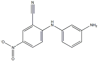 2-[(3-aminophenyl)amino]-5-nitrobenzonitrile Structure