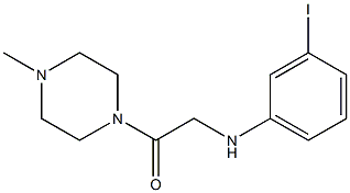 2-[(3-iodophenyl)amino]-1-(4-methylpiperazin-1-yl)ethan-1-one