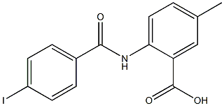 2-[(4-iodobenzene)amido]-5-methylbenzoic acid