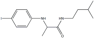 2-[(4-iodophenyl)amino]-N-(3-methylbutyl)propanamide