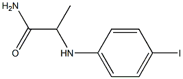 2-[(4-iodophenyl)amino]propanamide Struktur