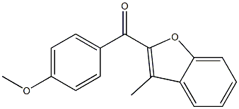2-[(4-methoxyphenyl)carbonyl]-3-methyl-1-benzofuran