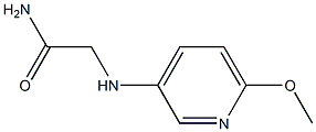 2-[(6-methoxypyridin-3-yl)amino]acetamide Structure