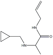 2-[(cyclopropylmethyl)amino]-N-(prop-2-en-1-yl)propanamide