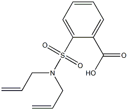 2-[(diallylamino)sulfonyl]benzoic acid Structure