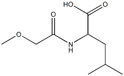 2-[(methoxyacetyl)amino]-4-methylpentanoic acid|