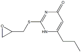 2-[(oxiran-2-ylmethyl)sulfanyl]-6-propyl-1,4-dihydropyrimidin-4-one