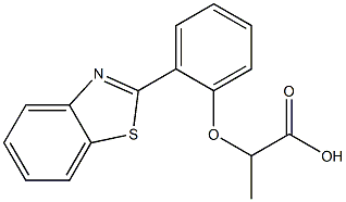 2-[2-(1,3-benzothiazol-2-yl)phenoxy]propanoic acid