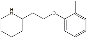2-[2-(2-methylphenoxy)ethyl]piperidine Structure