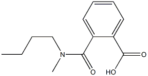 2-[butyl(methyl)carbamoyl]benzoic acid Structure