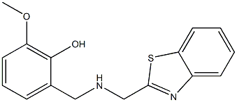 2-{[(1,3-benzothiazol-2-ylmethyl)amino]methyl}-6-methoxyphenol