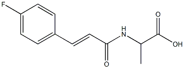 2-{[(2E)-3-(4-fluorophenyl)prop-2-enoyl]amino}propanoic acid