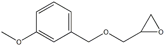 2-{[(3-methoxyphenyl)methoxy]methyl}oxirane Struktur
