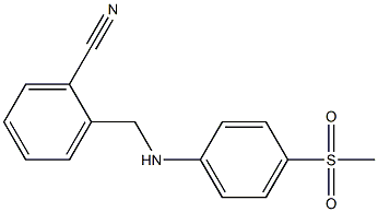 2-{[(4-methanesulfonylphenyl)amino]methyl}benzonitrile