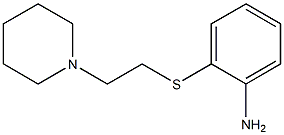 2-{[2-(piperidin-1-yl)ethyl]sulfanyl}aniline Structure