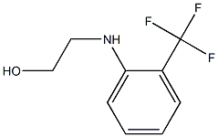 2-{[2-(trifluoromethyl)phenyl]amino}ethan-1-ol Struktur