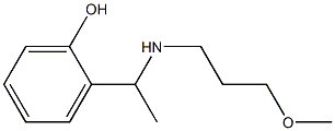 2-{1-[(3-methoxypropyl)amino]ethyl}phenol