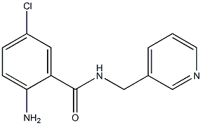 2-amino-5-chloro-N-(pyridin-3-ylmethyl)benzamide Structure