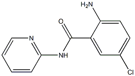 2-amino-5-chloro-N-pyridin-2-ylbenzamide Structure