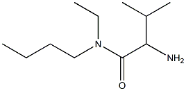 2-amino-N-butyl-N-ethyl-3-methylbutanamide Structure