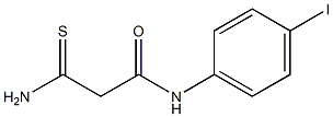 2-carbamothioyl-N-(4-iodophenyl)acetamide Structure