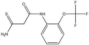 2-carbamothioyl-N-[2-(trifluoromethoxy)phenyl]acetamide|