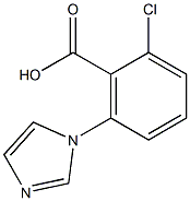 2-chloro-6-(1H-imidazol-1-yl)benzoic acid Structure