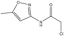 2-chloro-N-(5-methyl-1,2-oxazol-3-yl)acetamide Structure