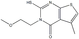 2-mercapto-3-(2-methoxyethyl)-5-methylthieno[2,3-d]pyrimidin-4(3H)-one