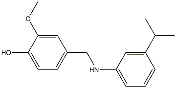 2-methoxy-4-({[3-(propan-2-yl)phenyl]amino}methyl)phenol