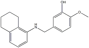 2-methoxy-5-[(5,6,7,8-tetrahydronaphthalen-1-ylamino)methyl]phenol